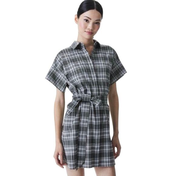 Alice + Olivia Dresses & Skirts - Alice + Olivia Classics Size M  Lucette Plaid Shirt Dress Academia